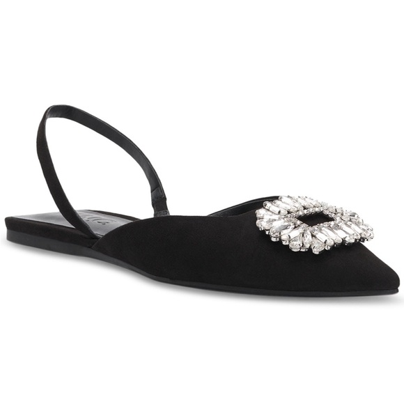 INC International Concepts Shoes - INC Melicity embellished slingback flats ￼